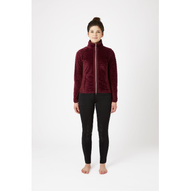 Gestreifte Fleece-Reitjacke Horze Della Damen Gestreifte Fleece-Reitjacke Horze Della Damen