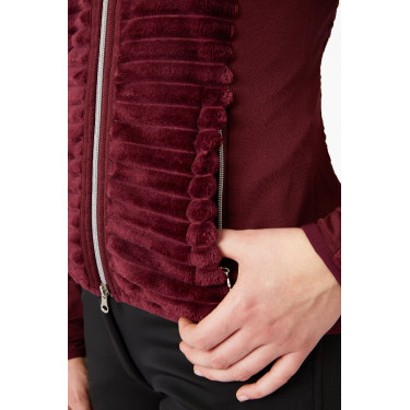Gestreifte Fleece-Reitjacke Horze Della Damen Gestreifte Fleece-Reitjacke Horze Della Damen