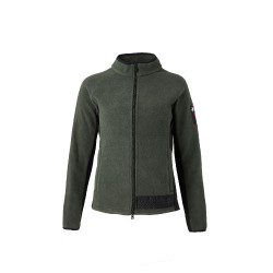 Reitjacke Fleece Stretch B Vertigo Cleo Damen Efeugrün Gr&uuml;n