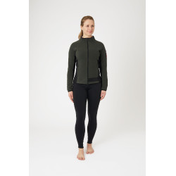 Reitjacke Fleece Stretch B Vertigo Cleo Damen Efeugrün Gr&uuml;n