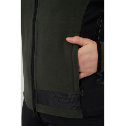 Reitjacke Fleece Stretch B Vertigo Cleo Damen Efeugrün Gr&uuml;n