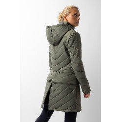 Aurora Damen-Daunenjacke Horze mit abnehmbarem Rock Grüner Käfer Gr&uuml;n