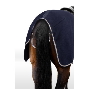 Woll-Abschwitzdecke Augusta B Vertigo Dunkelmarineblau Woll-Abschwitzdecke Augusta B Vertigo Dunkelmarineblau