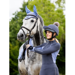 Fliegenhaube LeMieux Esme Blaues Korn Fliegenhaube LeMieux Esme Blaues Korn