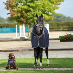 Polar-Decke Show-Line Bucas 600g Marine / Grau Blau