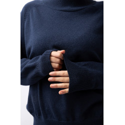 Pullover B Vertigo aus Wollmischung Faye Meerestitan Marineblau