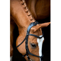 Bridon Montar Lyon 8-Fig gegerbtes Leder Schwarz Bridon Montar Lyon 8-Fig gegerbtes Leder Schwarz