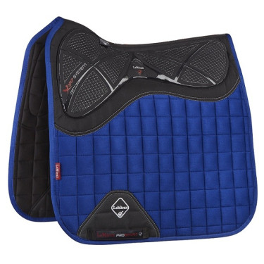 LeMieux X-Grip Silikon Dressur Schabracke Benetton Blau