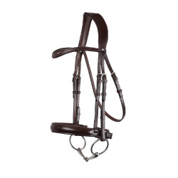 Trensenzaum Montar Normandie gegerbtes Leder Braun Trensenzaum Montar Normandie gegerbtes Leder Braun