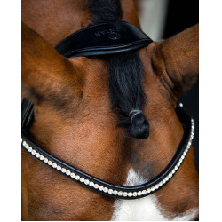 Trense Montar Anatomisches Genickstück Fair Schwarz