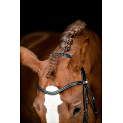 Trensenzaum Montar US Excellence Adapt gegerbtes Leder Schwarz