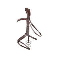 Trensenzaum Montar US Excellence Adapt gegerbtes Leder Schwarz