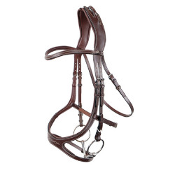 Trensenzaum Montar US Excellence Adapt gegerbtes Leder Braun Trensenzaum Montar US Excellence Adapt gegerbtes Leder Braun