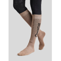 Montar Logo Socken Latté Braun