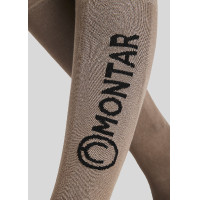 Montar Logo Socken Latté Braun