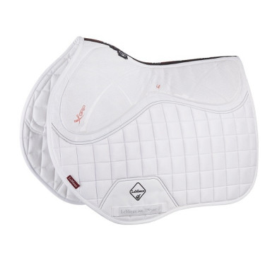 LeMieux X-Grip Silikon EuroJump Schabracke Weiß Wei&amp;amp;amp;amp;amp;szlig;