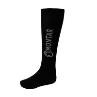 Montar Nylon Socken 3 Paar Schwarz