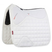 LeMieux X-Grip Twin Sided Dressur Schabracke Weiß