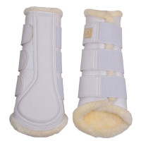 PU-Leder Gamaschen Montar im 4er-Set Weiß Wei&amp;amp;amp;amp;amp;amp;szlig;