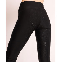 Damen-Reitleggings Montar Linnea Full Grip Schwarz