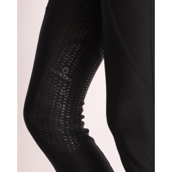 Damen-Reitleggings Montar Linnea Full Grip Schwarz