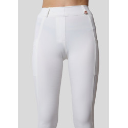 Leggings Montar Michelle Logo Full Grip Damen Weiß / Roségold Weiß Leggings Montar Michelle Logo Full Grip Damen Weiß / Roségold Weiß