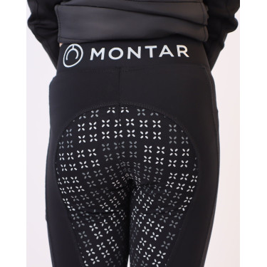 Leggings Montar Selena Junior Full Grip Schwarz