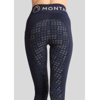 Legging Montar Selena logo full grip femme Marine