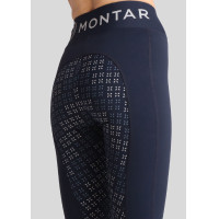 Leggings Montar Selena Logo Full Grip Damen Schwarz