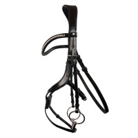 8-förmiges Reithalfter Montar Fair Schwarz