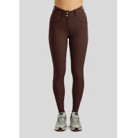 Pantalon Montar Megan taille haute femme full grip Vol 2 Marron