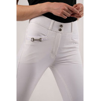 Montar Molly Yati Damenreithose mit hohem Bund und Full-Grip Weiß Weiß Montar Molly Yati Damenreithose mit hohem Bund und Full-Grip Weiß Weiß