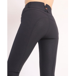 Montar Molly Yati Damenreithose mit hohem Bund und Full-Grip Marine / Roségold Marineblau