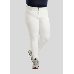 Montar Hochbund-Reithose ESS Megan Vol 2 Curve Damen Weiß Weiß