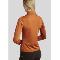 Trainingspolo Montar MoEverline langarm Damen Bronze Braun Trainingspolo Montar MoEverline langarm Damen Bronze Braun