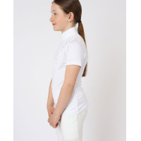 Wettkampf-Poloshirt Montar Bling Junior Weiß Weiß Wettkampf-Poloshirt Montar Bling Junior Weiß Weiß