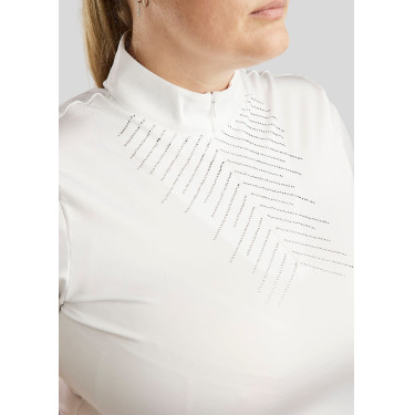 Wettkampfpolo Montar Crystal Klar Damen Weiß Wettkampfpolo Montar Crystal Klar Damen Weiß