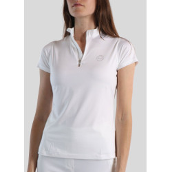 Wettkampf-Poloshirt Montar Everly Crystal Logo Curve Damen Wettkampf-Poloshirt Montar Everly Crystal Logo Curve Damen