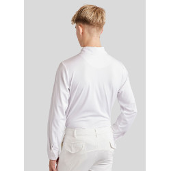Wettkampf-Poloshirt Montar MoWill langarm Damen Weiß Weiß