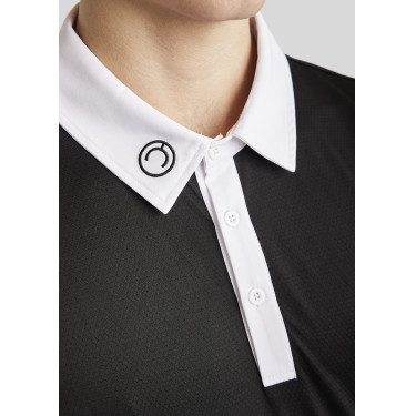 Wettkampf-Poloshirt Montar MoWill langarm Damen Schwarz