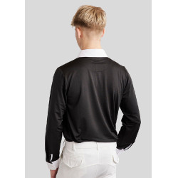Wettkampf-Poloshirt Montar MoWill langarm Damen Schwarz