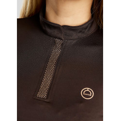 Polo Montar Briella Langarm Crystal Roségold Curve Damen Braun Polo Montar Briella Langarm Crystal Roségold Curve Damen Braun