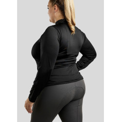 Polo Montar Briella Langarm Crystal Roségold Curve Damen Schwarz