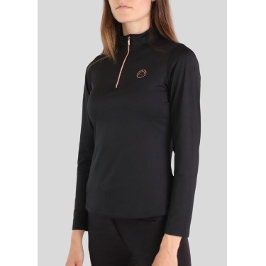 Polo Montar Everly Mon Tech Damen langarm roségold