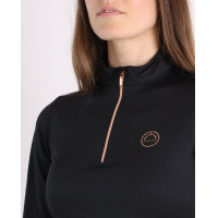 Polo Montar Everly Mon Tech Damen langarm roségold Weiß Weiß Polo Montar Everly Mon Tech Damen langarm roségold Weiß Weiß
