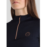 Polo Montar Everly Mon Tech Damen langarm roségold Weiß Weiß Polo Montar Everly Mon Tech Damen langarm roségold Weiß Weiß