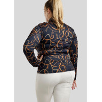 Reitpolo Montar Haily Bridle langärmlig Curve Damen Marine Marineblau Reitpolo Montar Haily Bridle langärmlig Curve Damen Marine Marineblau