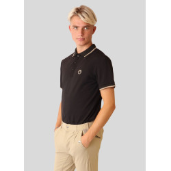 Polo Montar Herren kontrastfarbener Kragen kurze Ärmel