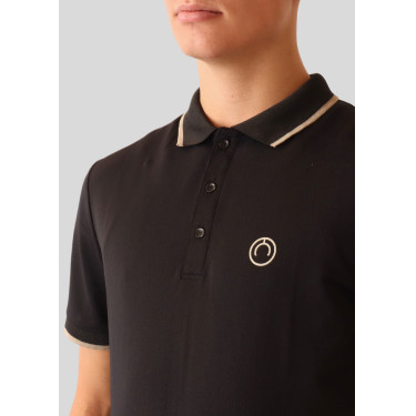Polo Montar Herren kontrastfarbener Kragen kurze Ärmel Polo Montar Herren kontrastfarbener Kragen kurze Ärmel