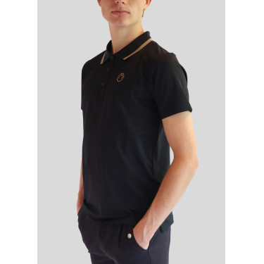 Polo Montar Herren kontrastfarbener Kragen kurze Ärmel Polo Montar Herren kontrastfarbener Kragen kurze Ärmel